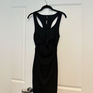 Victoria's Secret Sporty Black Knot Mini Dress